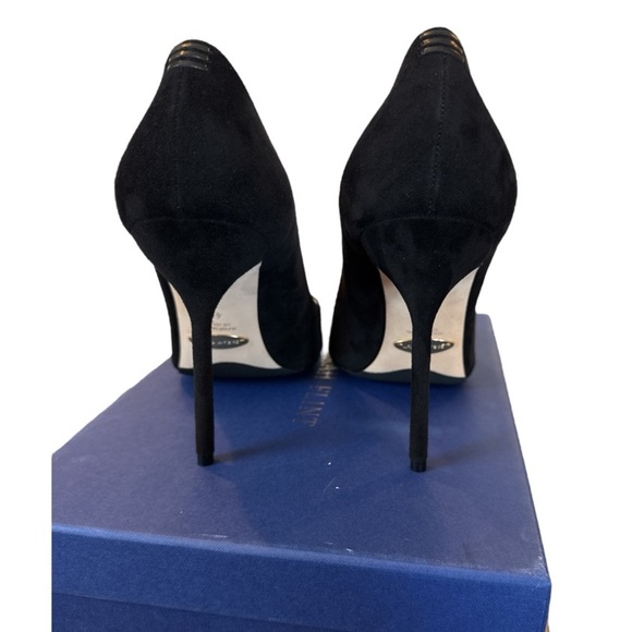 Sarah Flint Perfect Pump 100 in Black Suede Size 41/ US 10 New With Box - Picture 9 of 15
